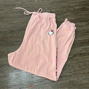 Hello Kitty Sanrio Soft Pink Joggers